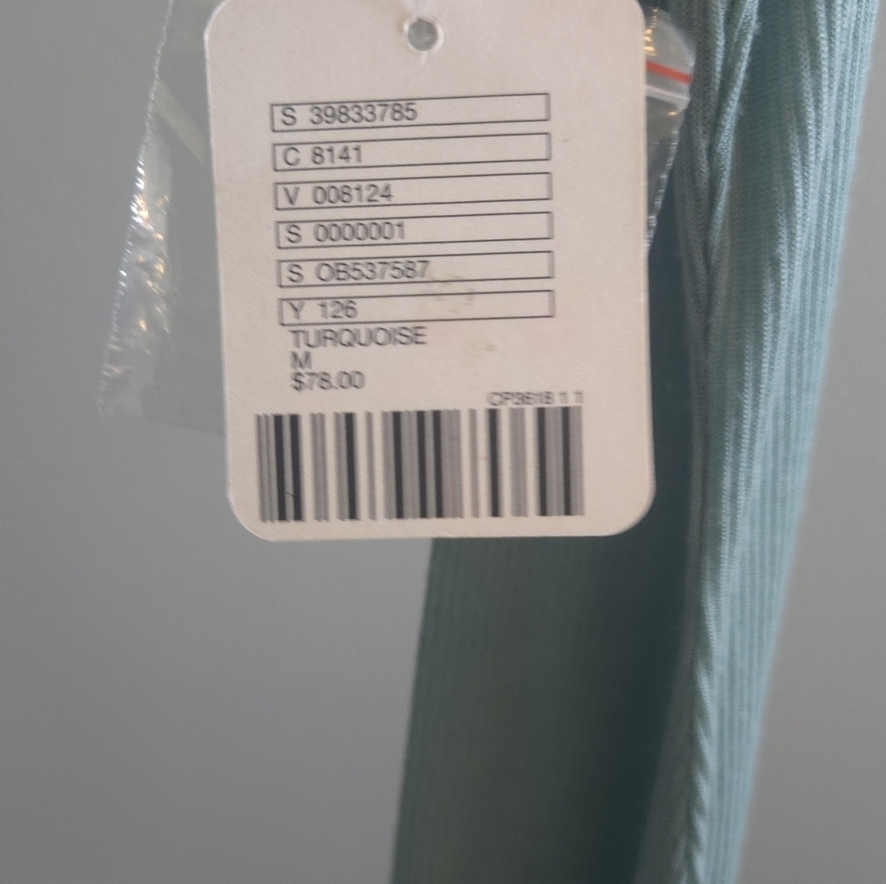 Free People Initimately Bodysuit- Turquoise - Picture 3 of 3